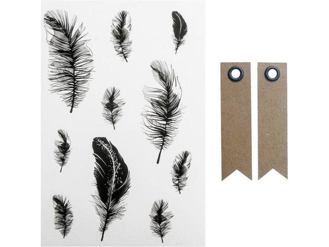 Adesivos YOUDOIT Plumas (19 x 10 cm)