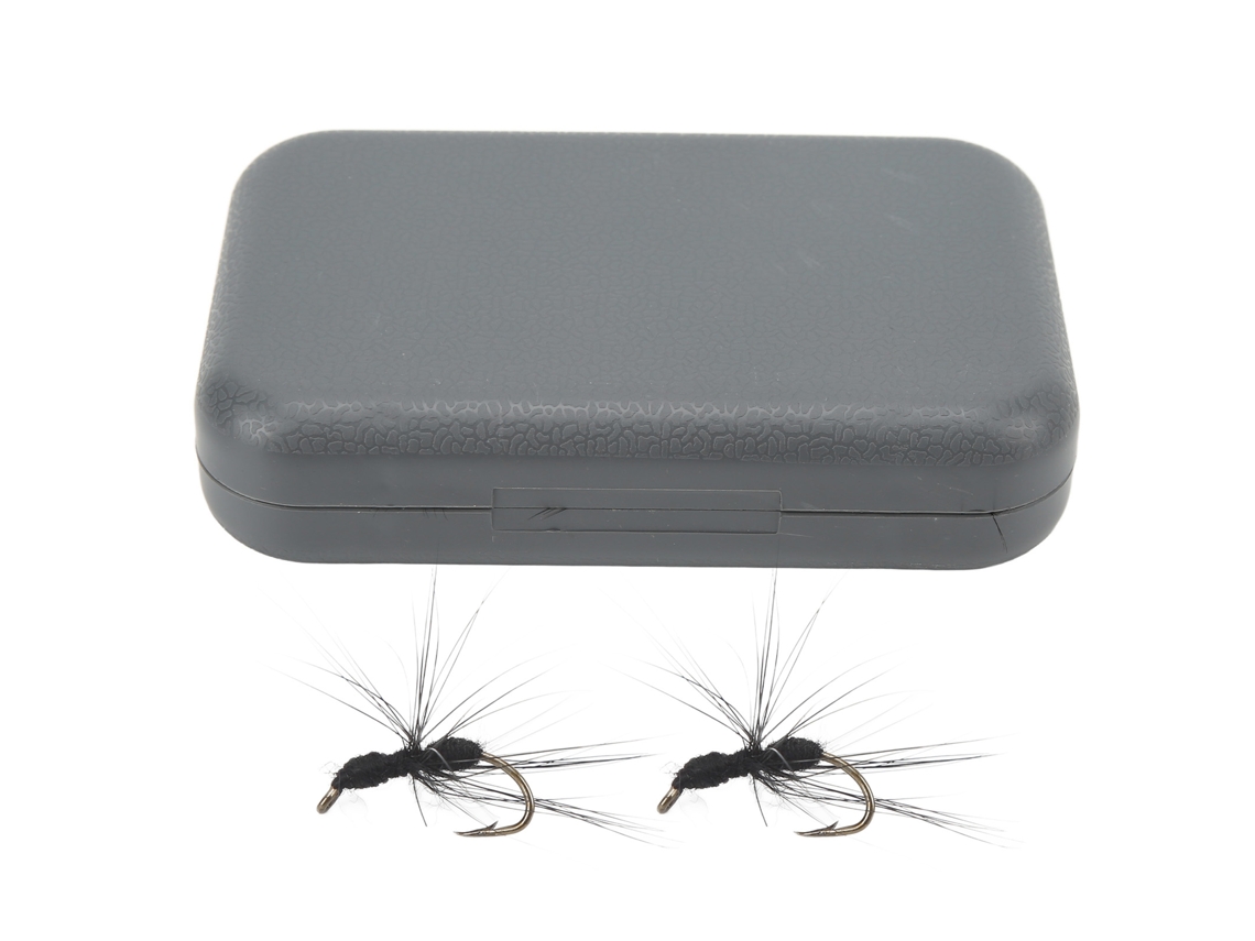 Fly Fishing Fly Set (simulated Bait, Hand-tied) 40-piece Black Ant Feather Hooks Fishing Lures With Bubble Wrap Packaging