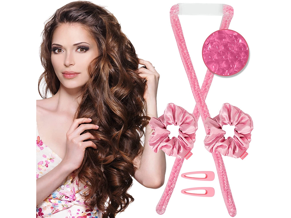 Novo Gelcurler Jelly Curls, Modelador De Cachos Com Gel E Bolinhas Térmicas, Sem Necessidade Calor, Para Macios Aquecimento.-aquaforge