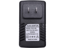 Adaptador Injetor POE Ethernet Gateway De Telefone Ip E Câmera Plugue 24v 1a