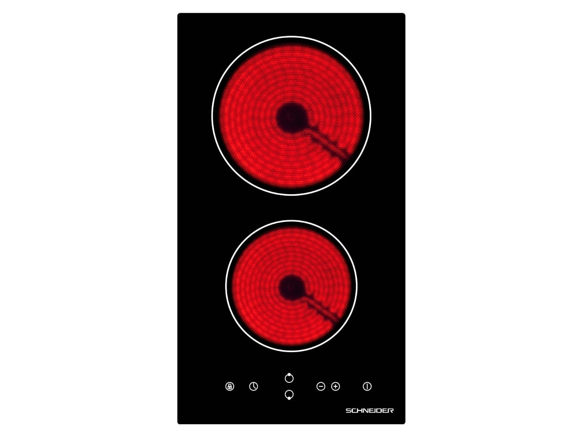 Placa de Vitrocerâmica SCHNEIDER SDV30S (Outlet Grade A - Elétrica - 28.8 cm - Preto)