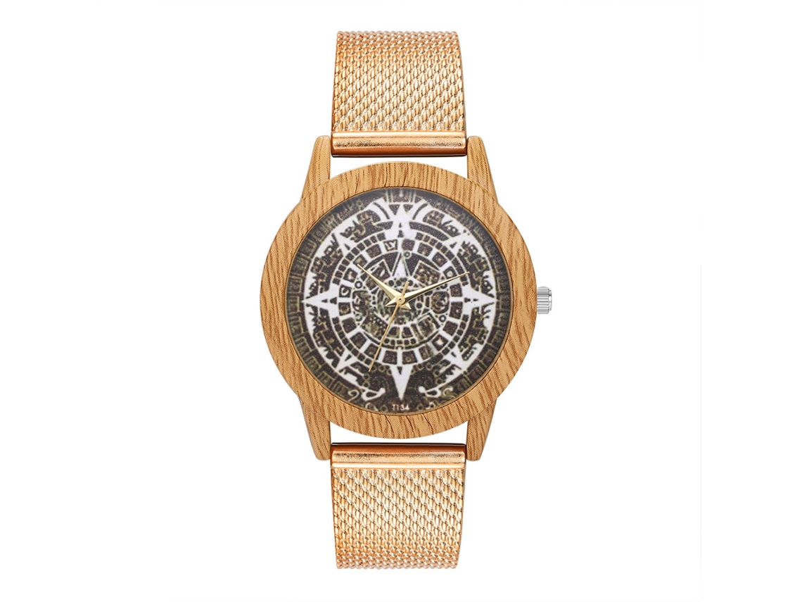 Reloj De Cuarzo Con Correa De Silicona Unisex Moda Dial Personalizado Oro Rosa