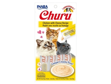 CHURU Cat Receta de Pollo Con Queso 12X4X14 Gr