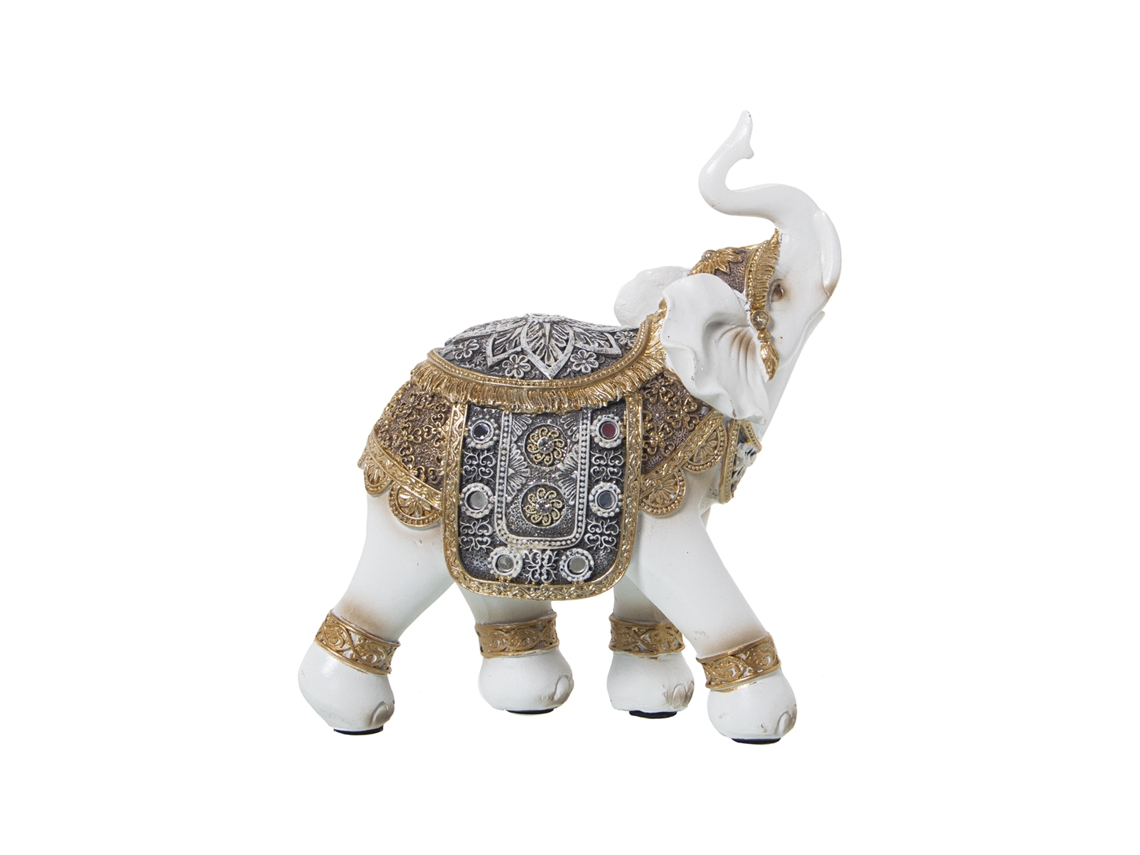 estatueta de elefante de resina