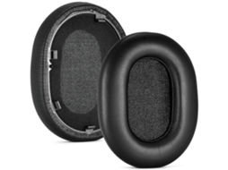 Almofadas De Substituição Para Fone De Ouvido Bluetooth Sony Wh 1000xm5, Couro Sintético, Preto Siurn