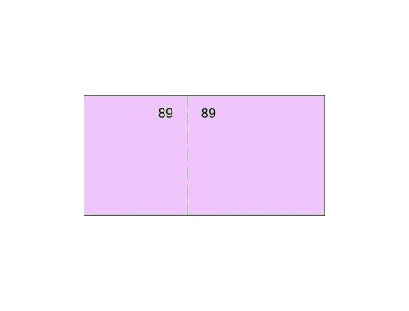 Livro Paq/20 Talonario Caja T29 10,7x5cn Color Rosa De Desconocido (espanhol)
