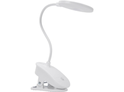 Luminária De Leitura Com Clipe Alomejor, Flexível, Ajustável, Recarregável Via Usb, Com Proteção Para Os Olhos, Ideal