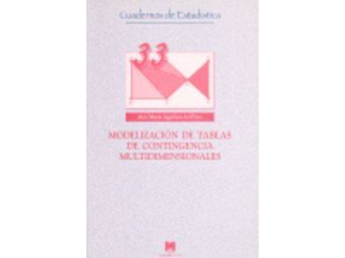 Livro Modelización De Tablas De Contingencia Multidimensionales de Ana María Aguilera del Pino (Espanhol)