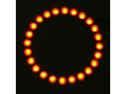 Sistema de Farolim Traseiro Led Tricolor de 90 Mm Qtmodel 5 6 V para Aeromodelos a Jato Edf de 64 Mm e 70 Mm MDUG