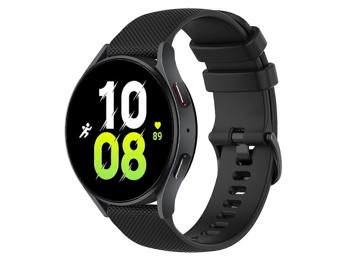 Pulseira De Silicone Quadriculada De 20 Mm