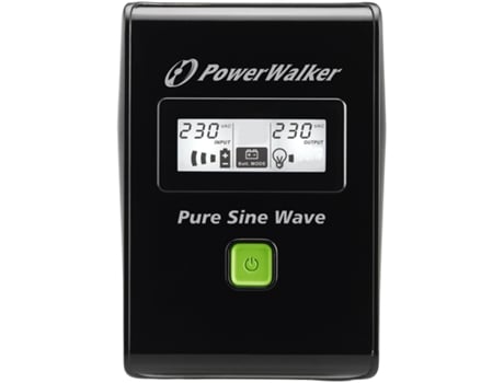 Powerwalker Vi 800 Sw Fr Linha Interativa 0.8 Kva 480 W 2 Tomadas Ca