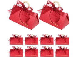 Caixas Para Festas Callaron, Fáceis De Transportar, Criativas, Com Design Em Papel E Madeira, 18 Peças, Para Doces E