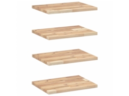 Floating Shelf, Floating Shelves Vidaxl Marrom Madeira De Acácia (60 X 30 X 2 Cm)