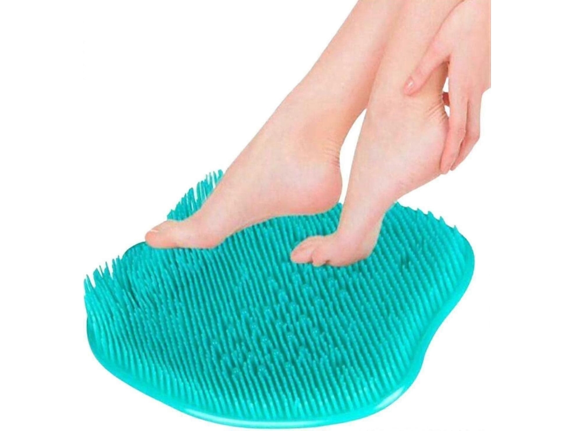Esfoliante E Massageador Para Os Pés No Chuveiro - Almofada Grande Esfoliar Com Ventosa Antide Rrapante Esfolia