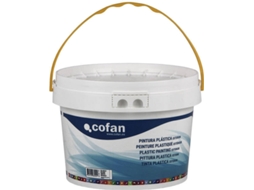TINTA PLÄSTICA EXTERIOR COFAN (5KG) BRANCO