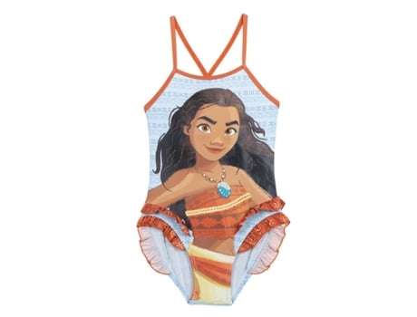 Fato De Banho De Menina Vaiana Multicolor (3 Anos Multicolor)
