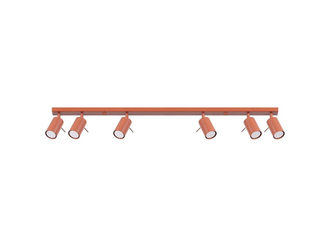 Sollux Sl.1511 Plafón Ring 6l Rojo Ocre Ocre Rojo