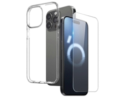 Northjo Capa De Celular 2 Em 1 Em Tpu Com Película Protetora De Vidro Temperado Para Iphone 16 Plus