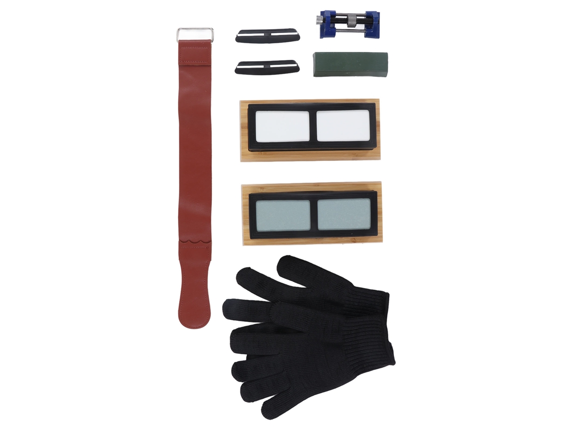 Conjunto De Pedras De Afiar Profissional Laxiscreed Com Grãos 400/1000 E 3000/8000 Para Afiação Precisa