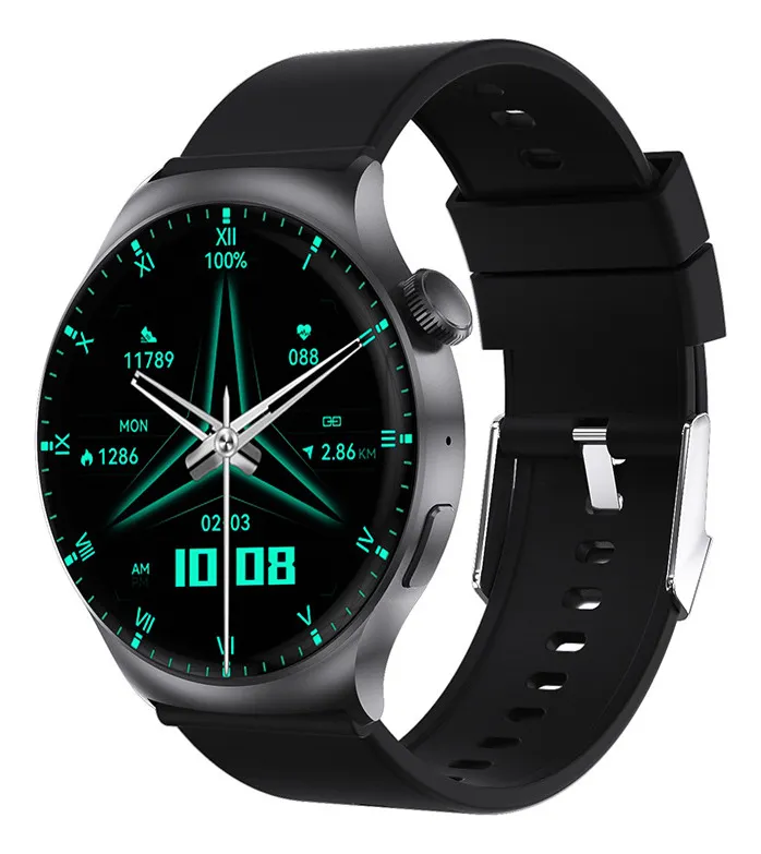 Smartwatch Vayotoy DT4 Mate com chamadas Bluetooth e NFC