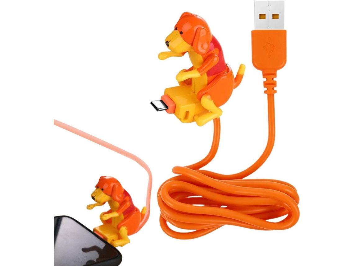 Protetor De Bateria Para Carregador Usb-c Celular Com Cachorrinho Fofo