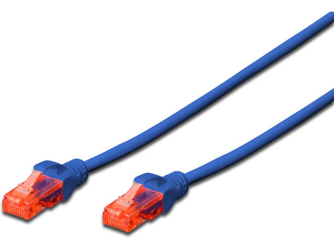 Cabo de Rede ASSMANN (RJ45 - 3 m - Azul)