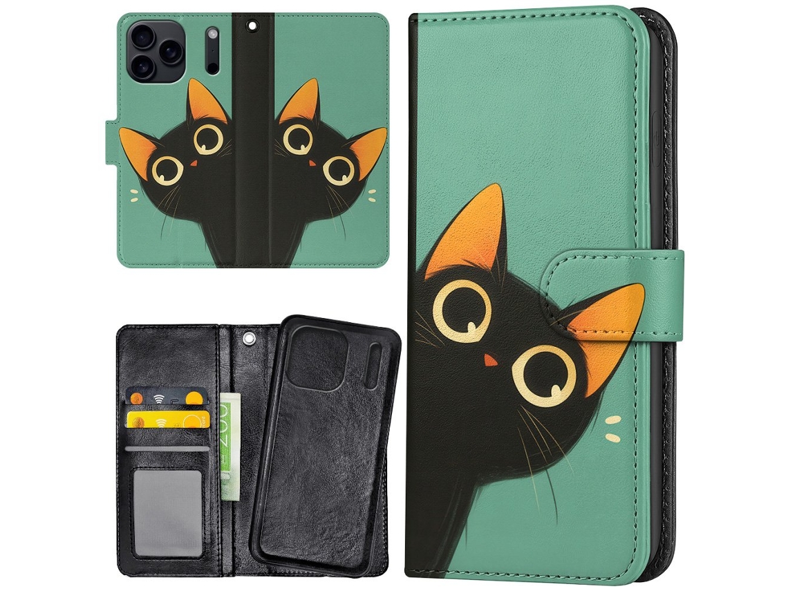 Capa Carteira Para Iphone 17 Pro/capa Cat