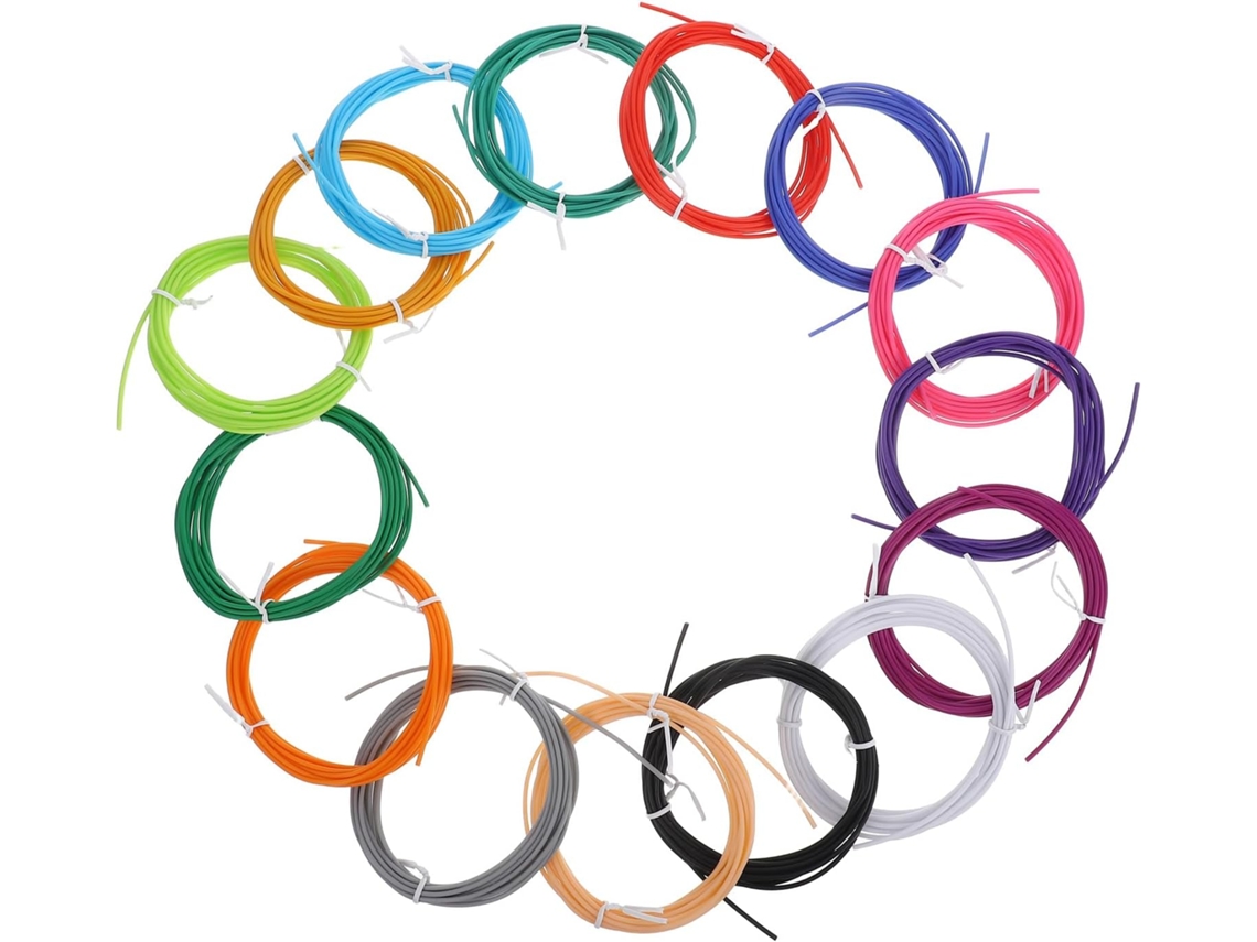 Refis De Filamento Pcl, Pacote Com 15 Bobinas De Pvc, Para Canetas 3d