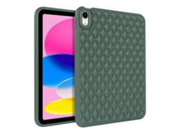 Capa Traseira Protetora Anti Queda Para Ipad 10.9 Com Estampa De Losangos Em Tpu Macio. Tuotuo (2022)