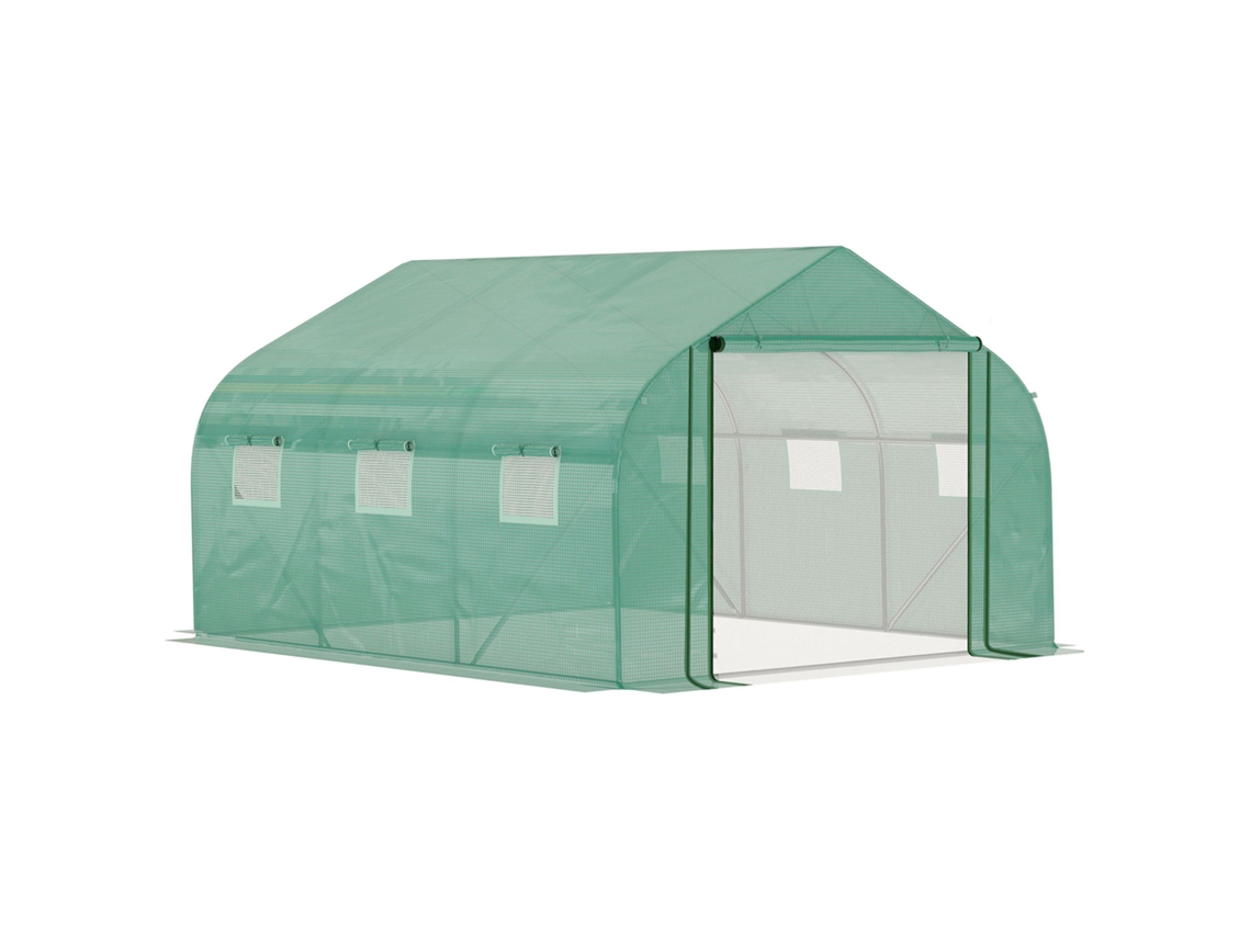 Estufa Grande 6 Janelas Porta Zíper 3,5x3x2m S/MARCA
