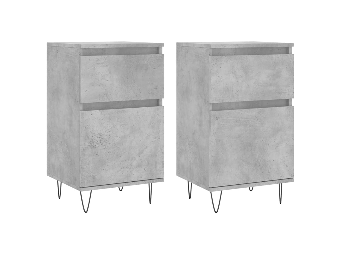 Sideboard, Sideboards Vidaxl Cinzeto Madeira Processada (n/a)