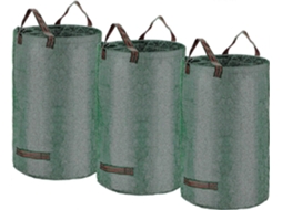 3 bolsas de jardim 500l XXL resistentes S/MARCA