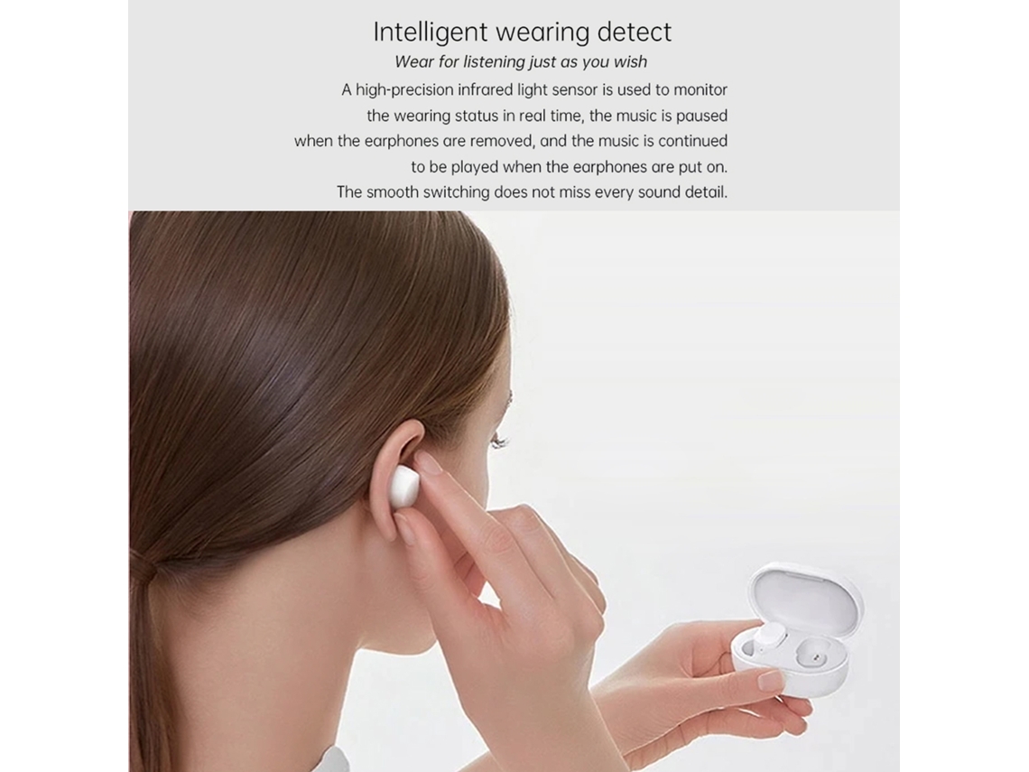 Fones Redmi Airdots 3 Tws Bt5.2 Com Microfone