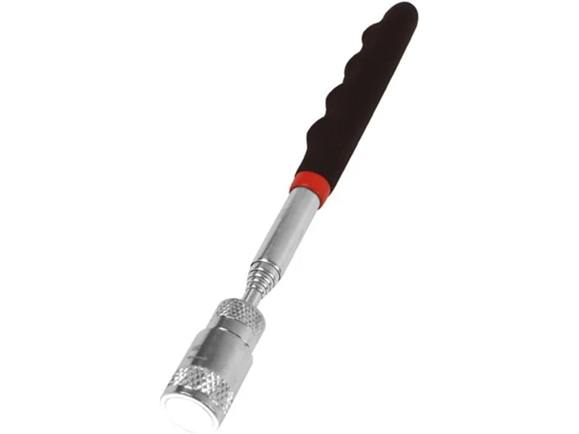 Ferramenta Magnética Para Pegar Objetos Pesados 1x Telescópica Ajustável Haste Com Luz L + E D