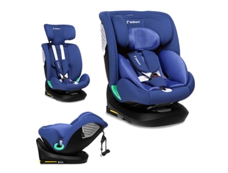 Cadeira Auto I Tamanho 40 150 Cm 360º Radjur Top Tether Azul Kidnort