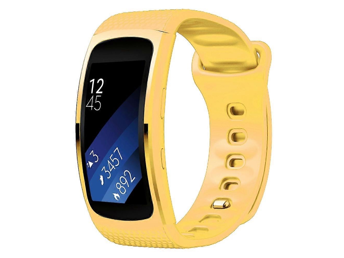 Pulseira De Silicone Para Samsung Gear Fit2 Sm-r360, Tamanho Da Pulseira: 126-175 Mm (azul)