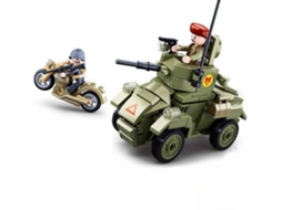 Sluban Army Veículo De Guerra Blindado M38-b0710