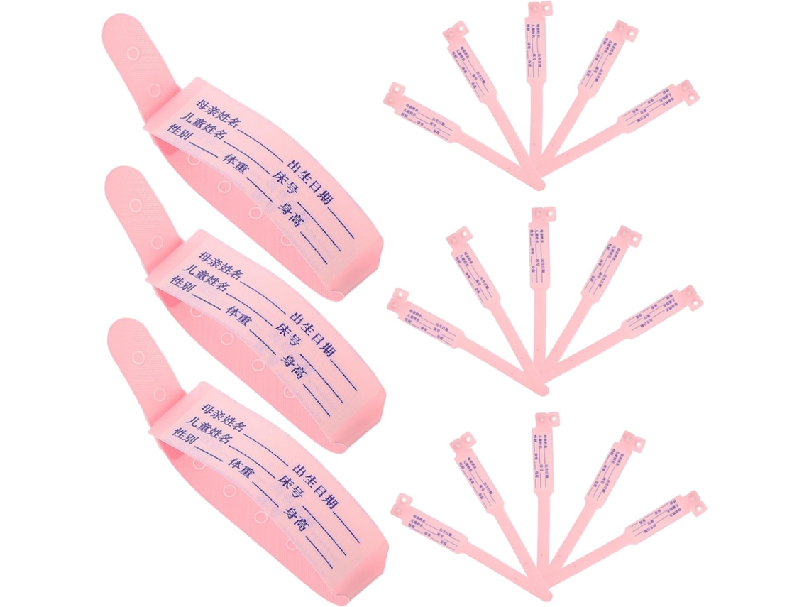 Pulseiras De Papel Pp, 100 Unidades, Confortáveis E Duráveis Para Identificação De Bebês, Em Diversas Cores, Ideais Para