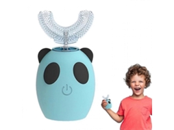 Escova De Dentes Elétrica 360 Graus, Som Em U, Silicone, Escova De Dentes Ultrassônica Automática, Escova De Dentes Com Luz Azul Para Crianças |