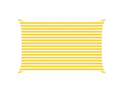 Maison Exclusive - Vela De Sombra Solar Amarelo E Branco 4 X 2,5 M