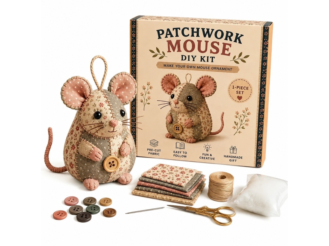 Kit De Costura E Patchwork (rato B)