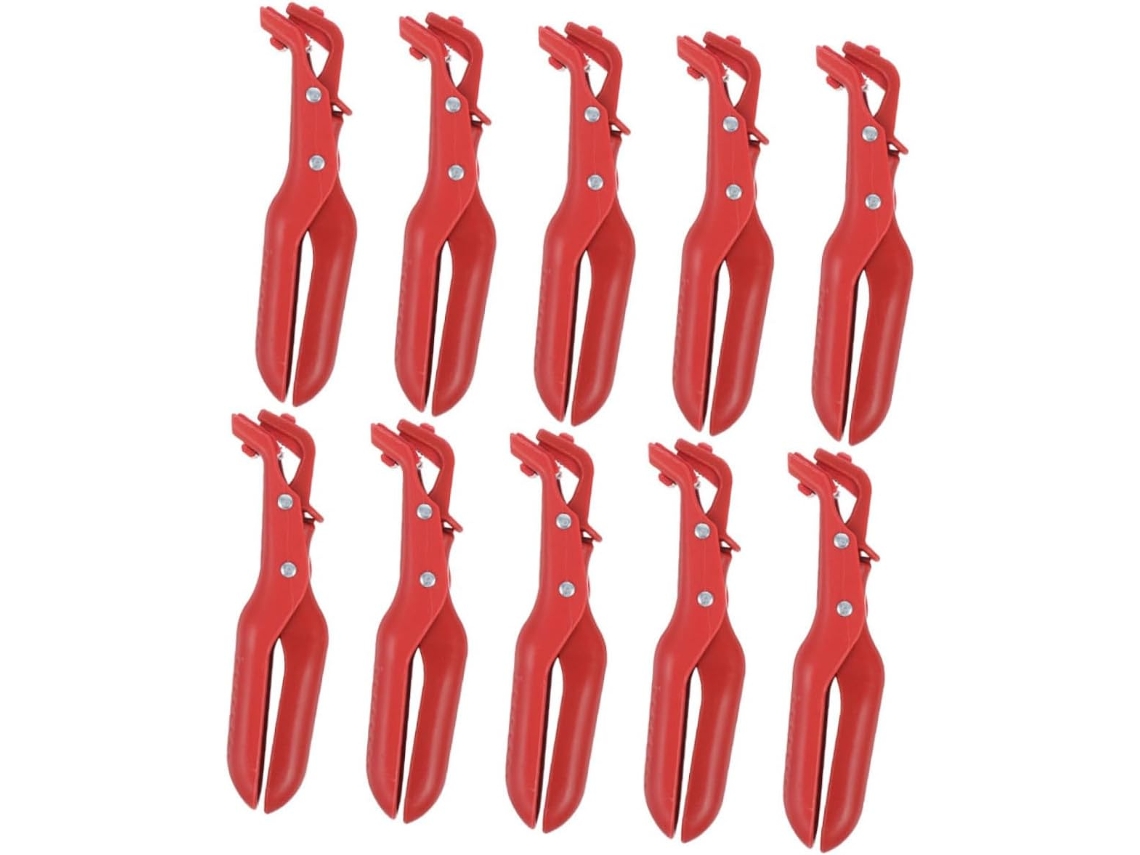 Conjunto De 10 Pinças De Silicone Para Pratos Quentes