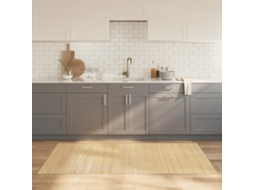 Vidaxl Tapete Retangular 100x200 Cm Bambu Cor Natural Clara