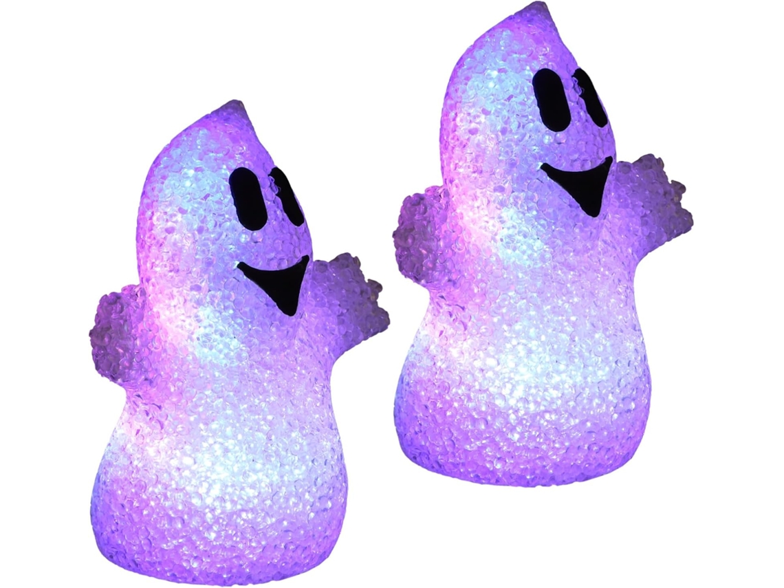 Conjunto De 2 Luminárias De Mesa Fantasma Para Decoração De Casa, Luminárias De Mesa Para O Halloween Conjunto De 2 Luminárias De Mesa Gokoco