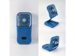Ventilador portátil com visualização digital, dobrável, usb, uso doméstico STELASPLEN