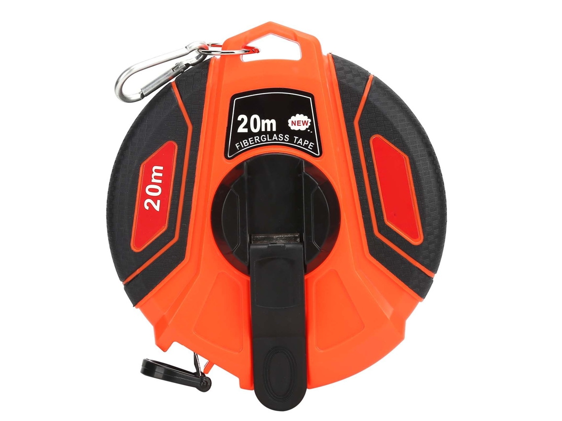 Yuru fita Métrica de Fibra Mão 20 Metros Régua de Vidro Soft Medição Engenharia Abs Leve Transportável