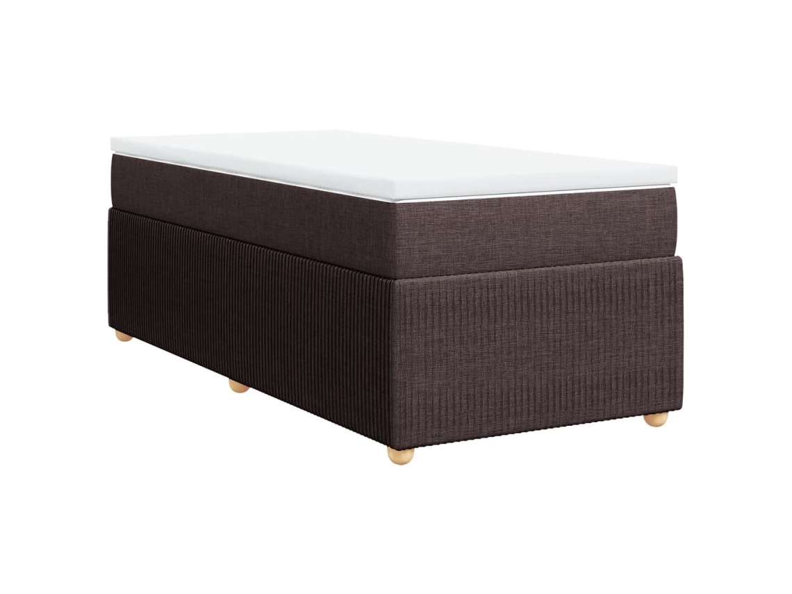 Box Spring Bed, Box Spring Beds Vidaxl Marrom Tecido (100 X 200 Cm)