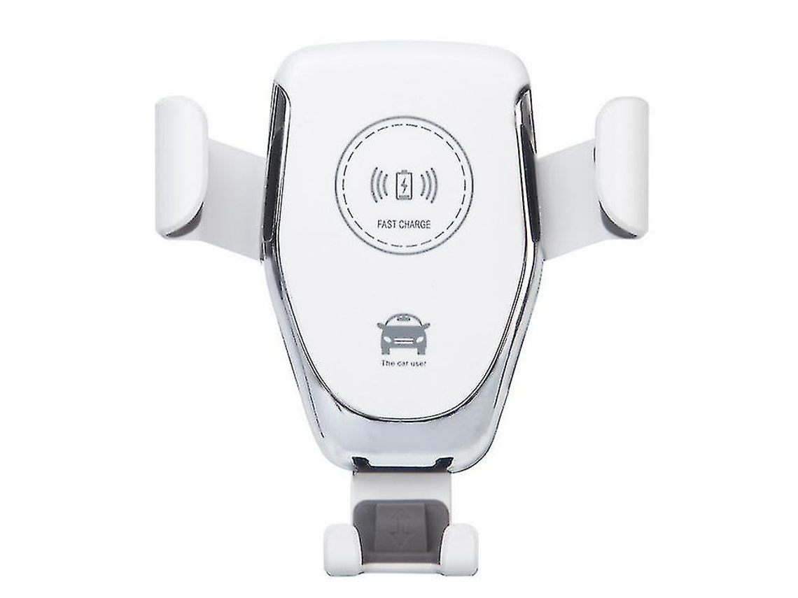 Carregador Carro Qi Fast Auto Air Vent Yizhood Branco