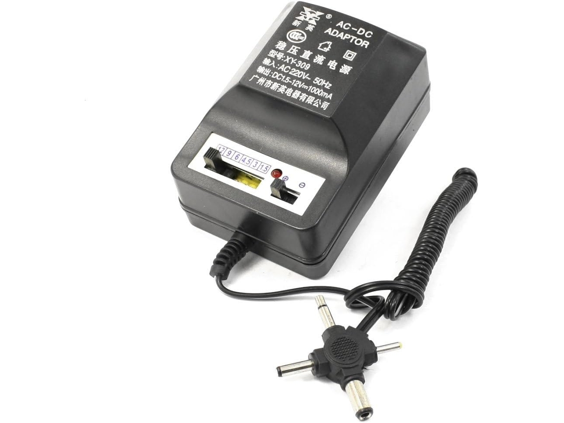 Adaptador de Energia de Parede 220V para 12V DC Ajustável CHABERLU