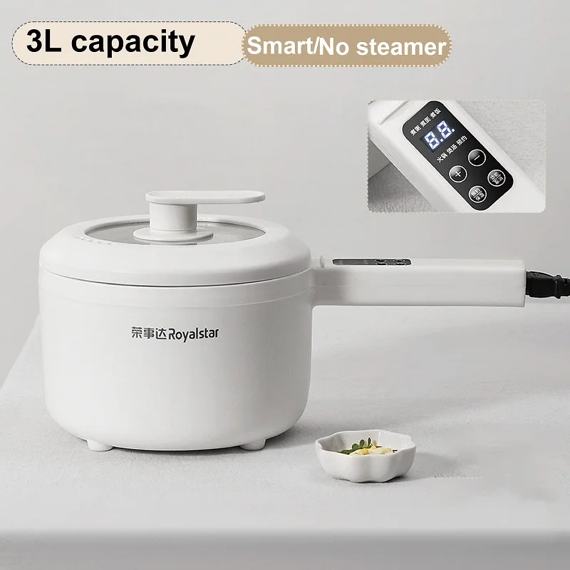 Painel elétrico multifuncional (sem vaporizador), geladeira antiaderente, utensílios de cozinha